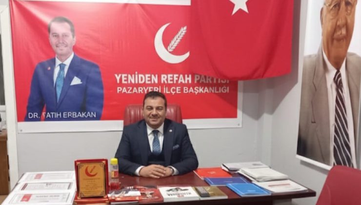 Yeniden Refah Partisi Pazaryeri İlçe Başkanı Sefer Uslu’dan Yeni Yıl ve Mekke’nin Fethi Mesajı